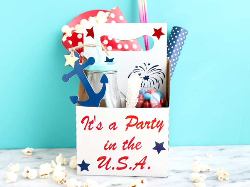 Here are some examples of patriotic DIY crafts