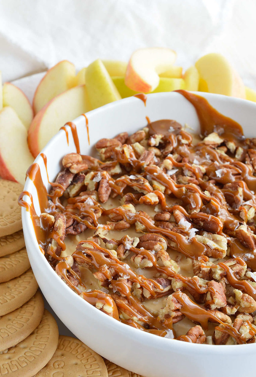 Salted Caramel Pecan Dip