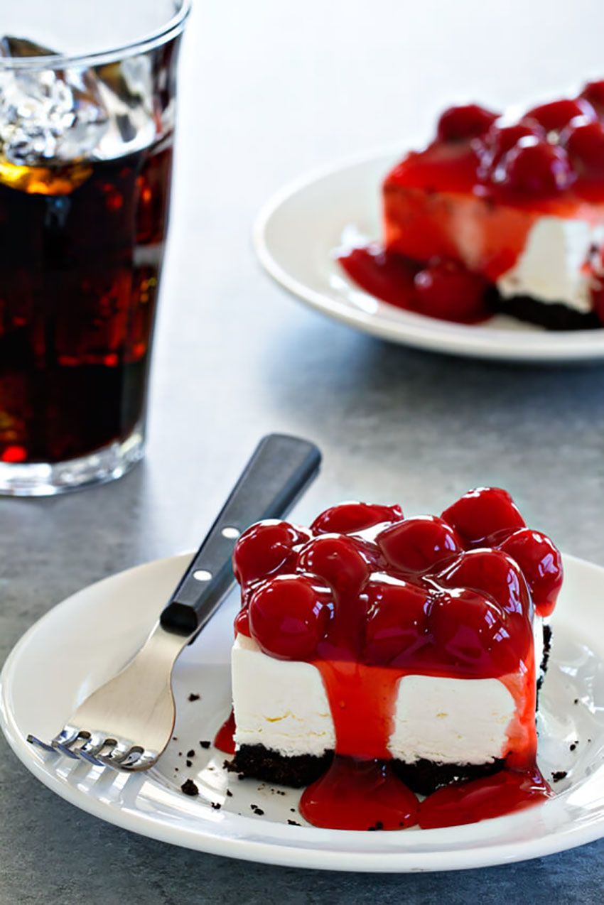 No-bake Cherry Cheesecake - Thanksgiving