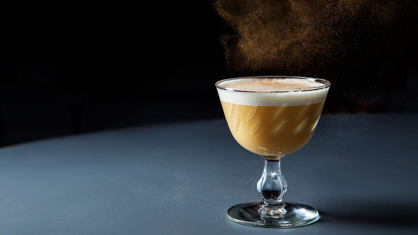 The Rum Flip is a delicious alternative to eggnog.