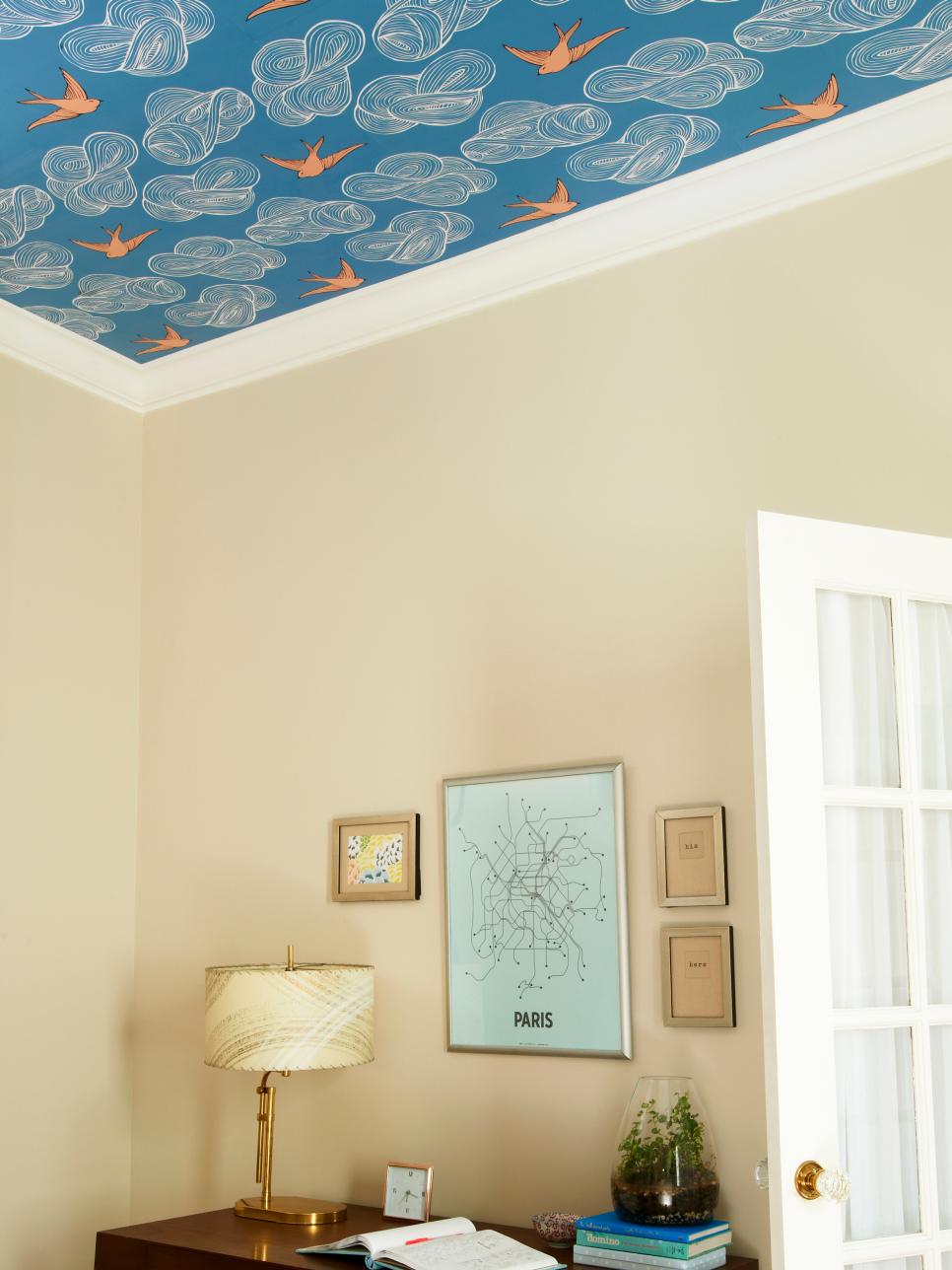 http://www.hgtv.com/remodel/interior-remodel/how-to-wallpaper-a-ceiling-pictures