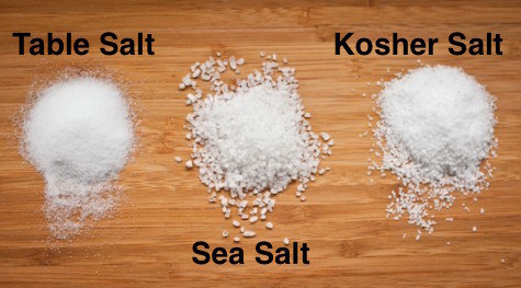 use Kosher salt in cooking