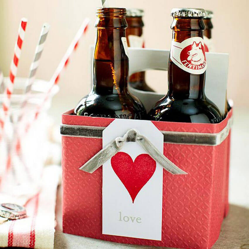 If your loved one enjoys a drink, these romantic libations are the perfect DIY gift!