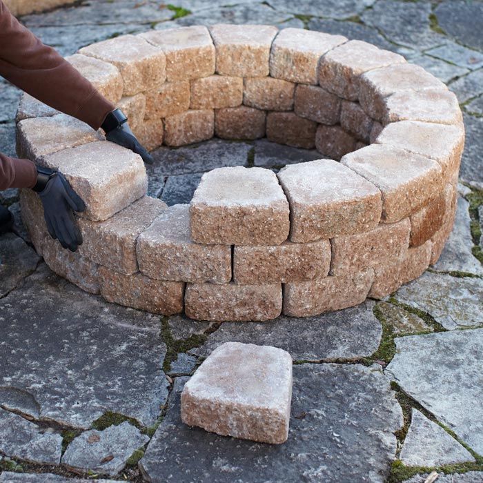 10 Best Outdoor Fire Pit Ideas to DIY or Buy: Lowes Fire Pit Stones