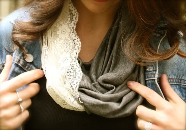 The infinity scarf is good for motherly fashion no matter what season!