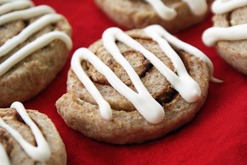 Cinnamon bun is a favorite treat between humans, and your dog will also love it too!