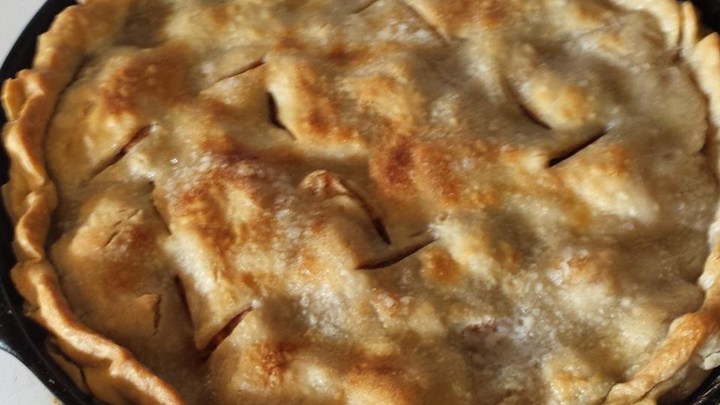 This skillet apple pie might be the most American of them all. 