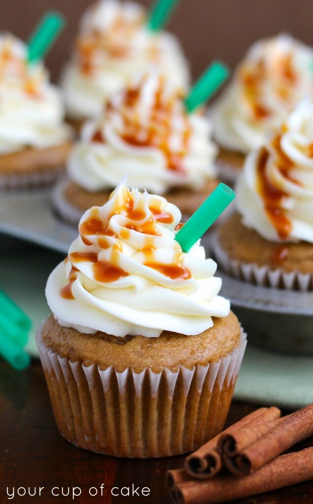 Last but not least, the pumpkin spice latte cupcake to go with your coffee