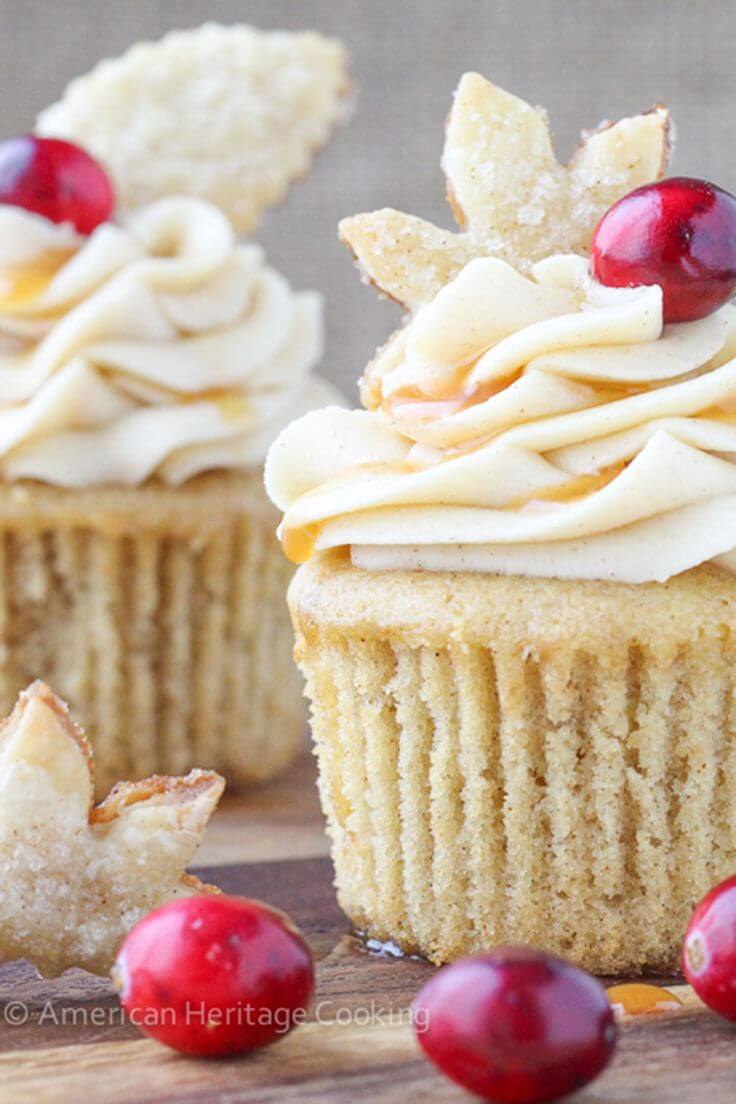 White cupcakes with berry toppings make for a great dessert.
