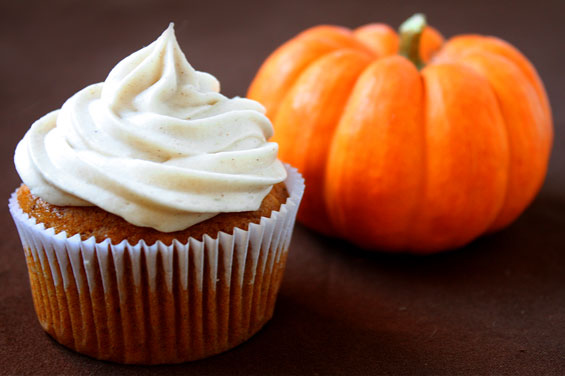 These amazing pumpkin flavored cupcakes will fill and fall kitchen with love!