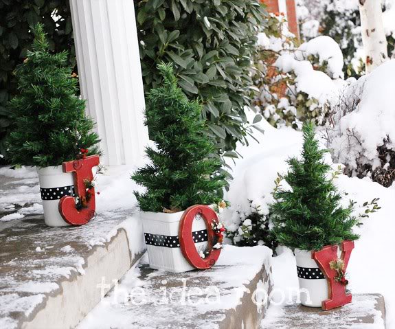 Use your front steps to their full advantage by decorating them!