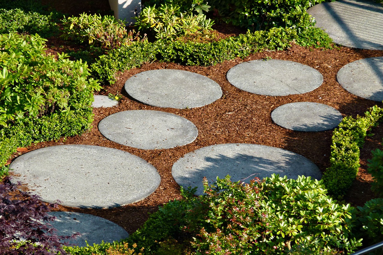 A DIY garden walkway adds character and personality to your backyard.