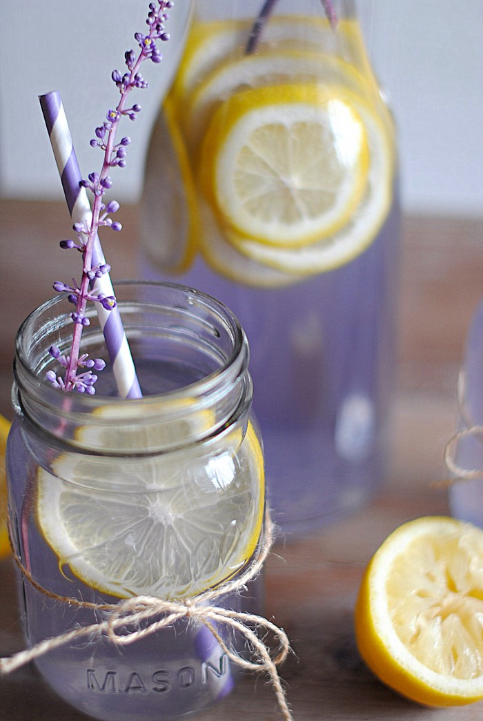 spring inspired lavender lemonade