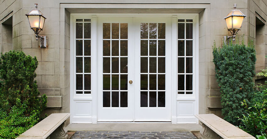 White is the most popular color for front doors.