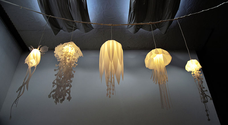 medusea collection of hanging lights