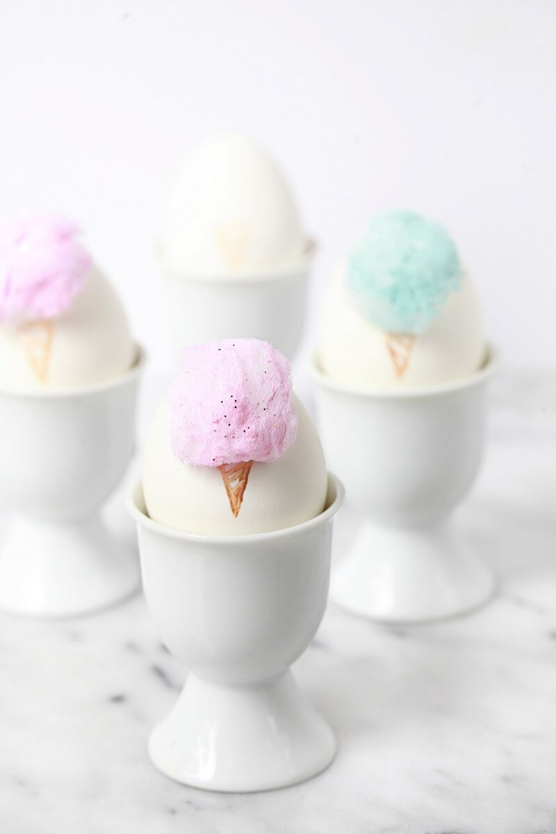 Cotton Candy Eggs