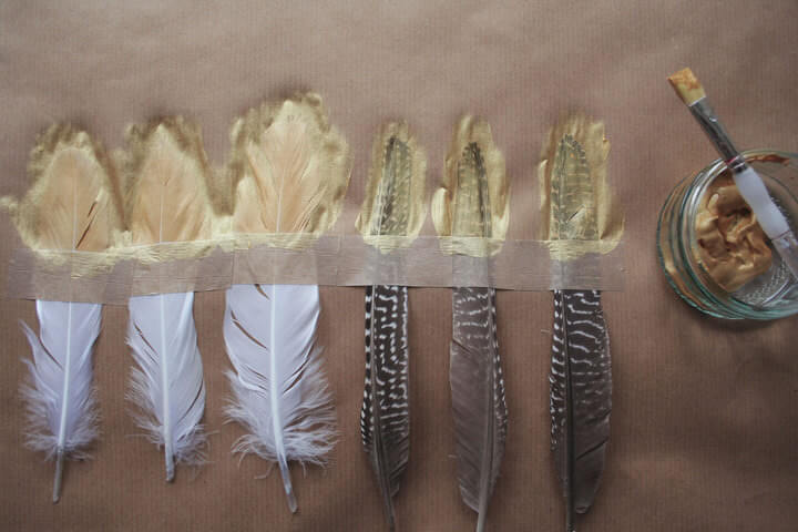 Golden feathers! Sure, why not?