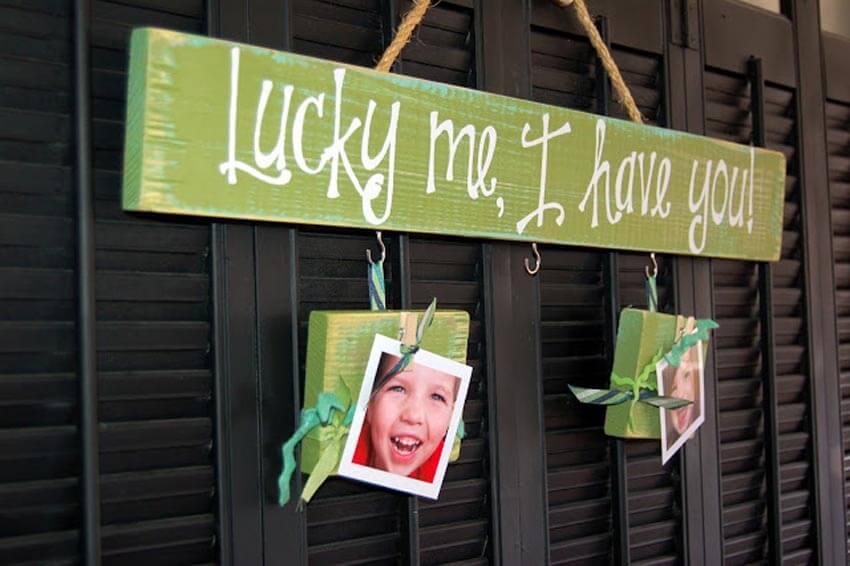 Show your appreciation of your loved ones with this DIY Lucky Me board!