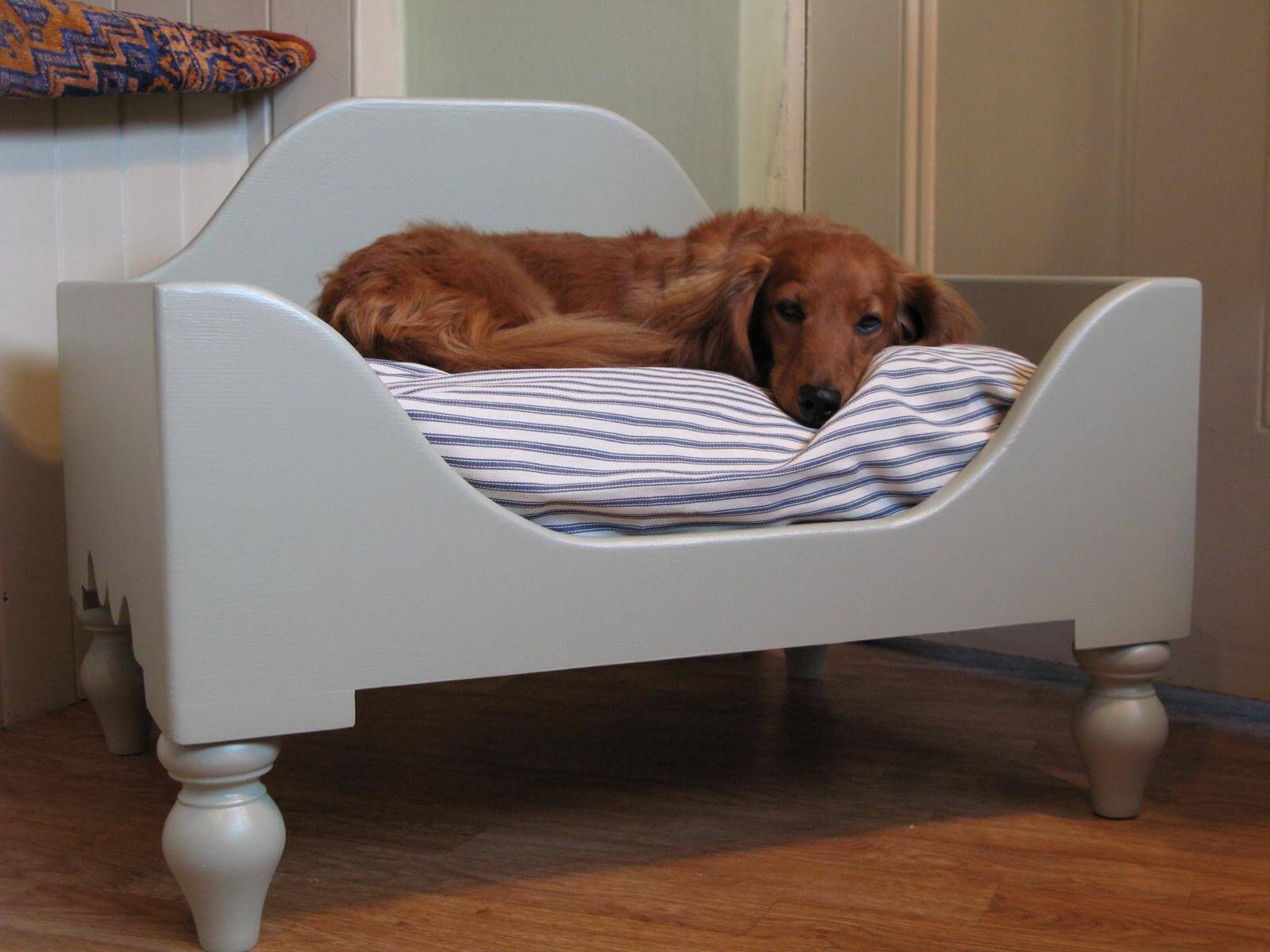 Create a comfy naptime area for your four legged friend