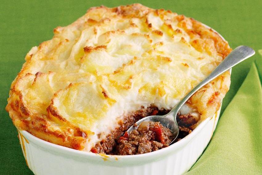 Cottage pie is a delicious casserole dish that's perfect for parties.