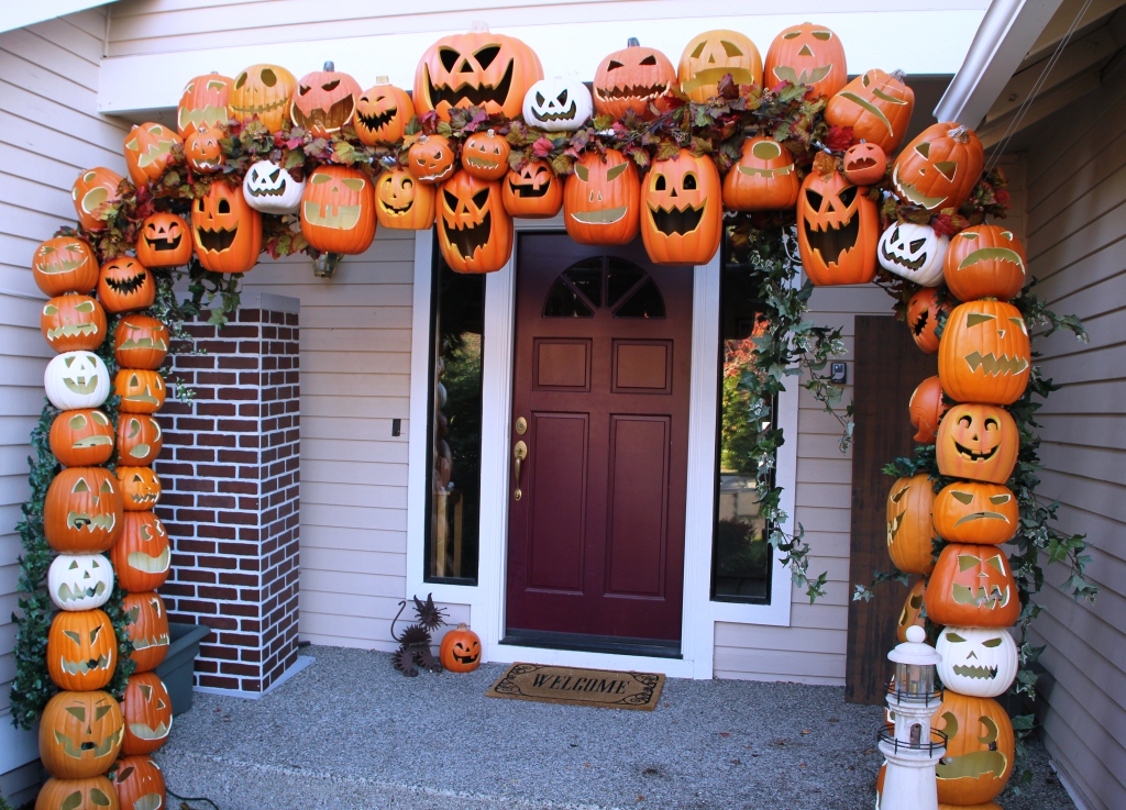 pumpkin arch