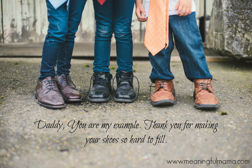 Show your dad how much you appreciate him.