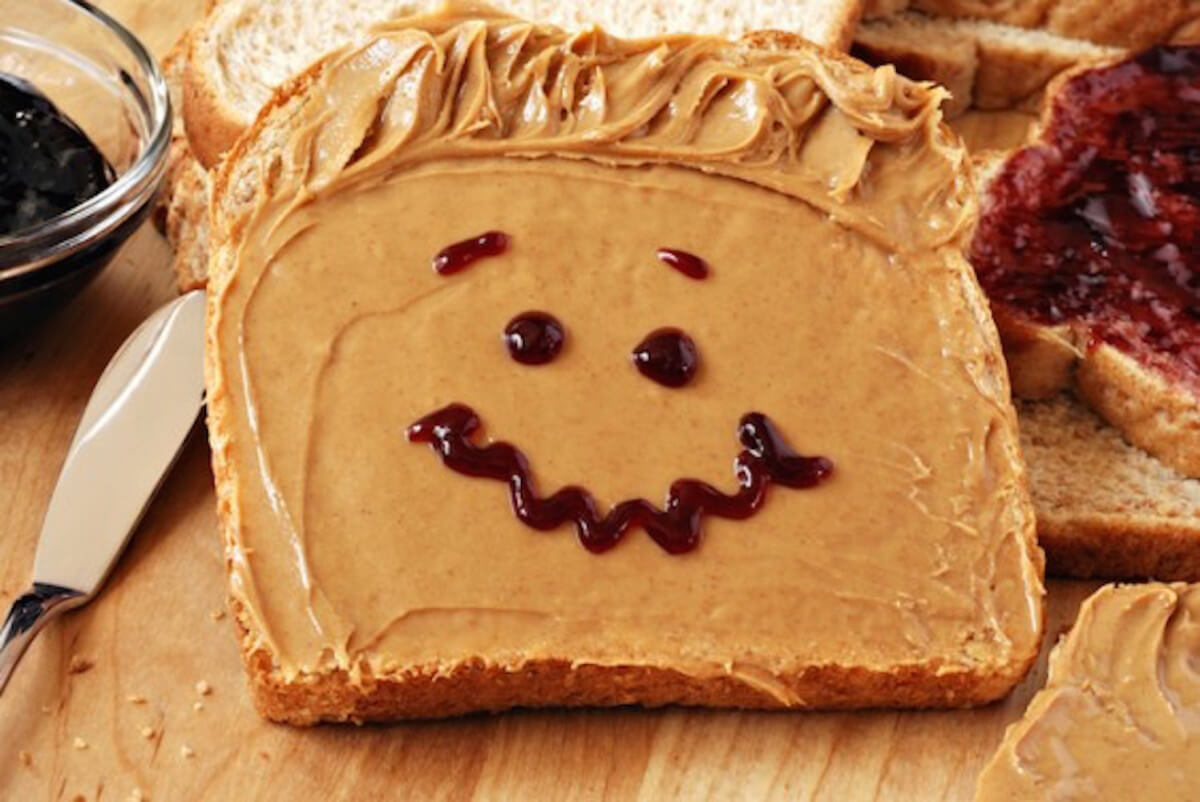 Smile! The childlike wonder of peanut butter and jelly