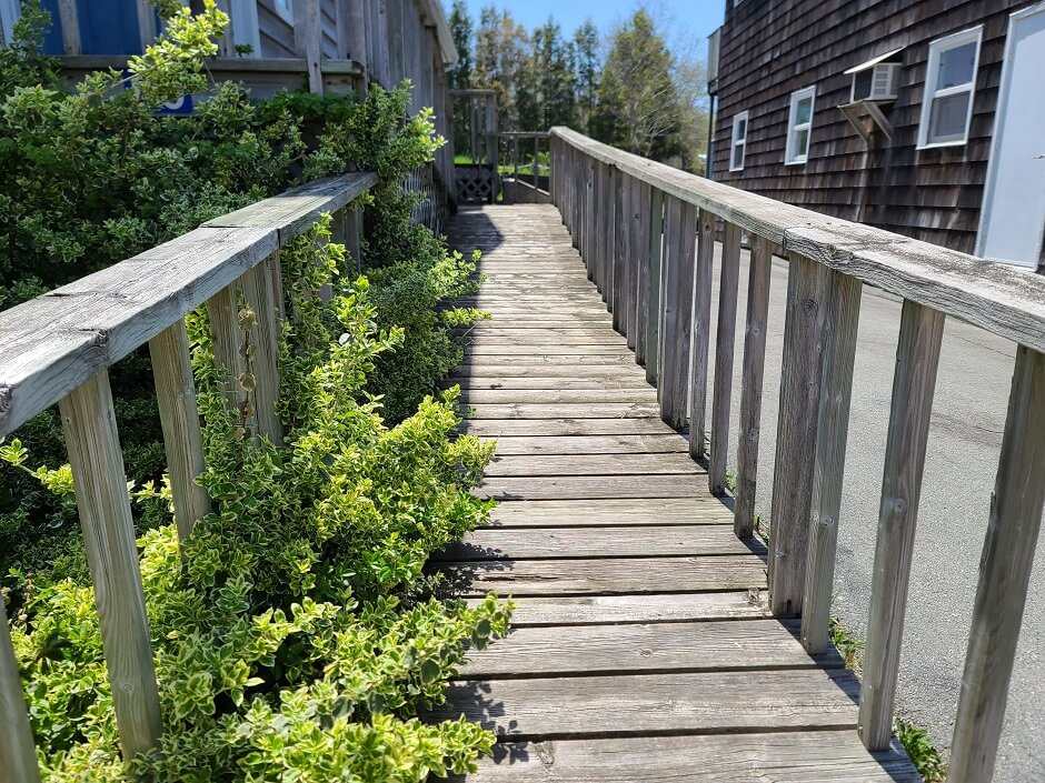 Raised deck