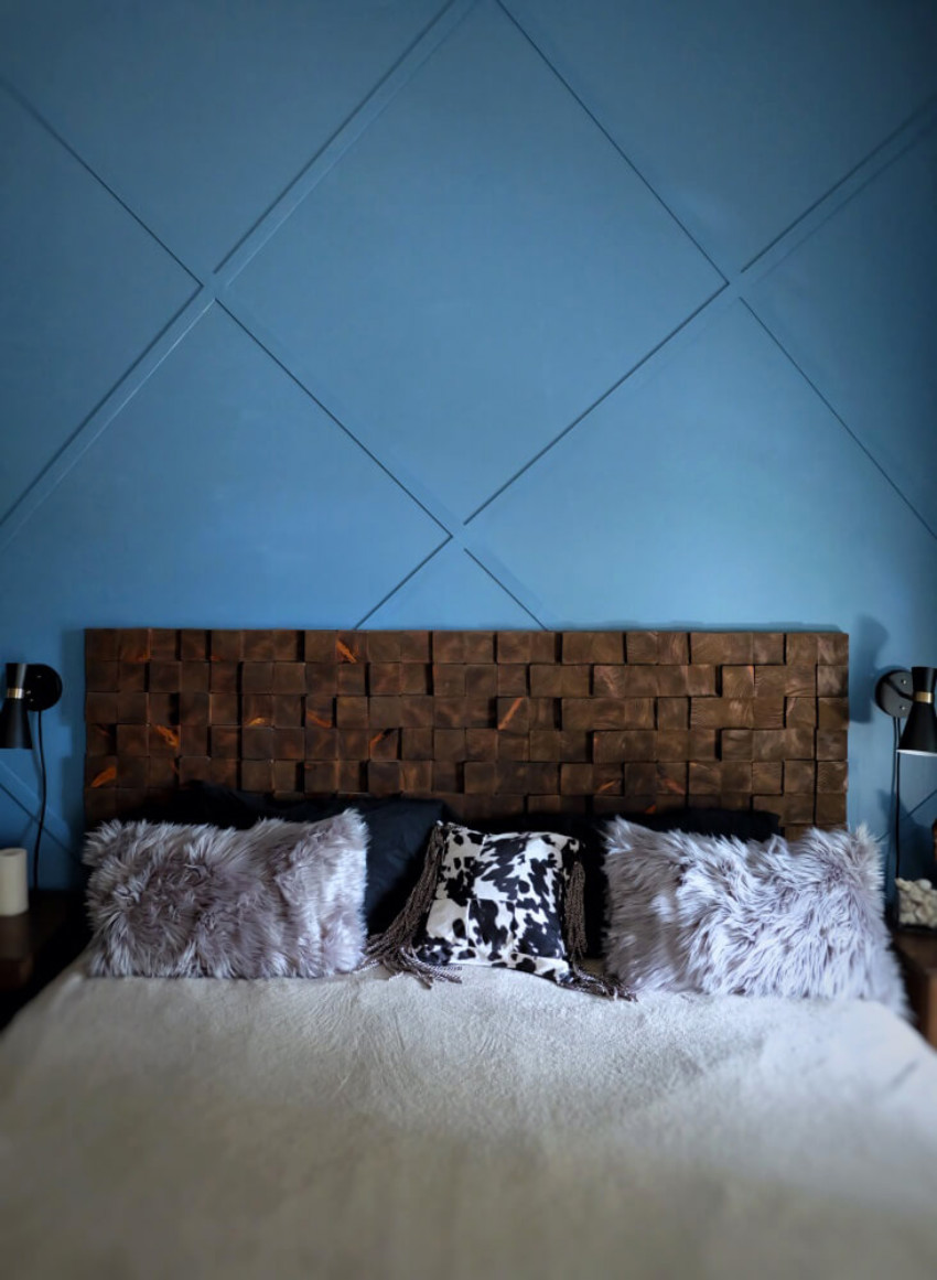 This accent wall can definitely make any bedroom more interesting. Source: Home BNC