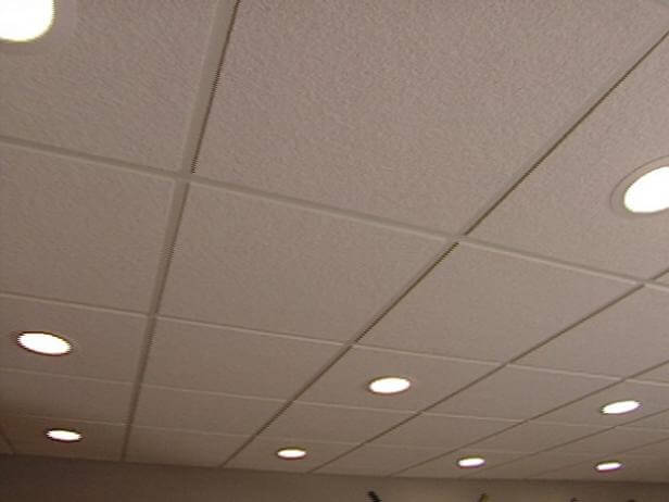 Ugly ceiling tiles got you down? Fear not!